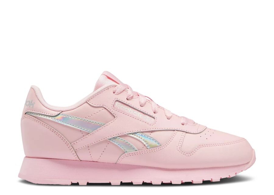 

Кроссовки Reebok Classic Leather Big Kid, цвет Pink Glow Iridescent