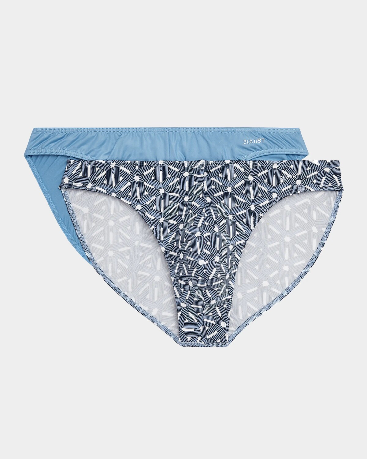 

Мужские трусы на бедрах Sliq (2 пары) 2Xist, цвет Infinity Chain/Malib