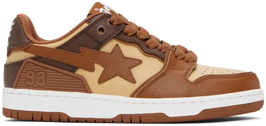 

Коричневые кроссовки Sk8 Sta #5 Bape