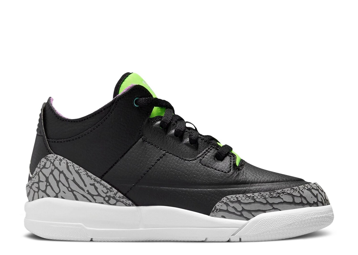 

Кроссовки Air Jordan Air Jordan 3 Retro Ps 'Electric Green', черный