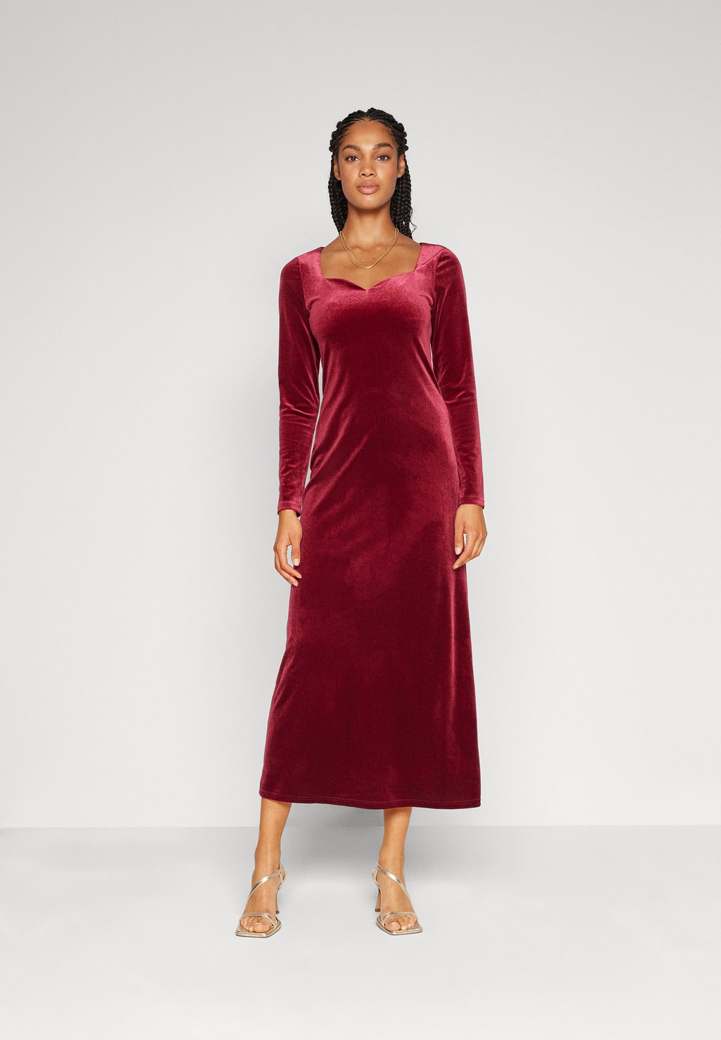 Элегантное платье Onlscarlet Dress ONLY, цвет cabernet