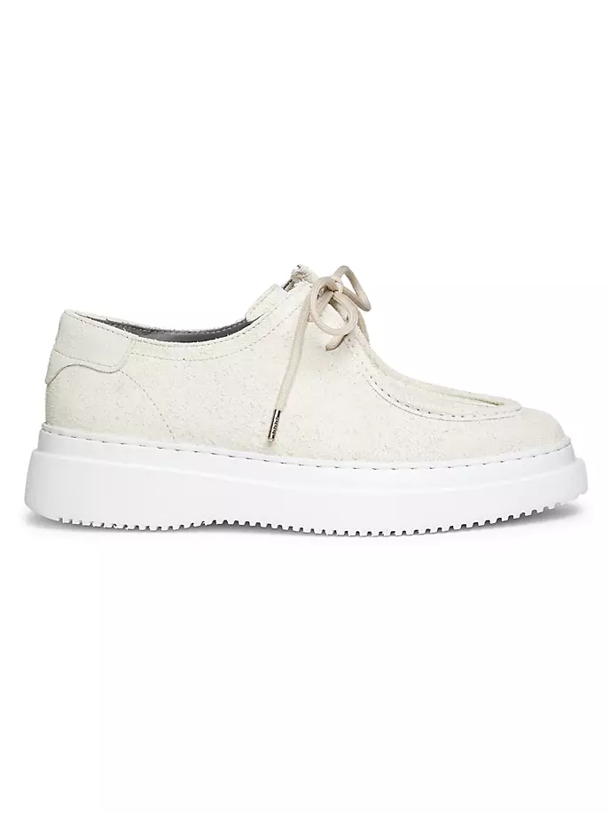 

Замшевые лоферы Pollini, цвет panna