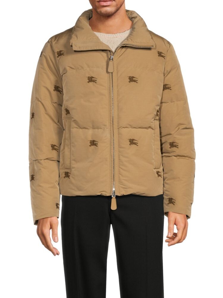 

Пуховик с логотипом Burberry, цвет Camel
