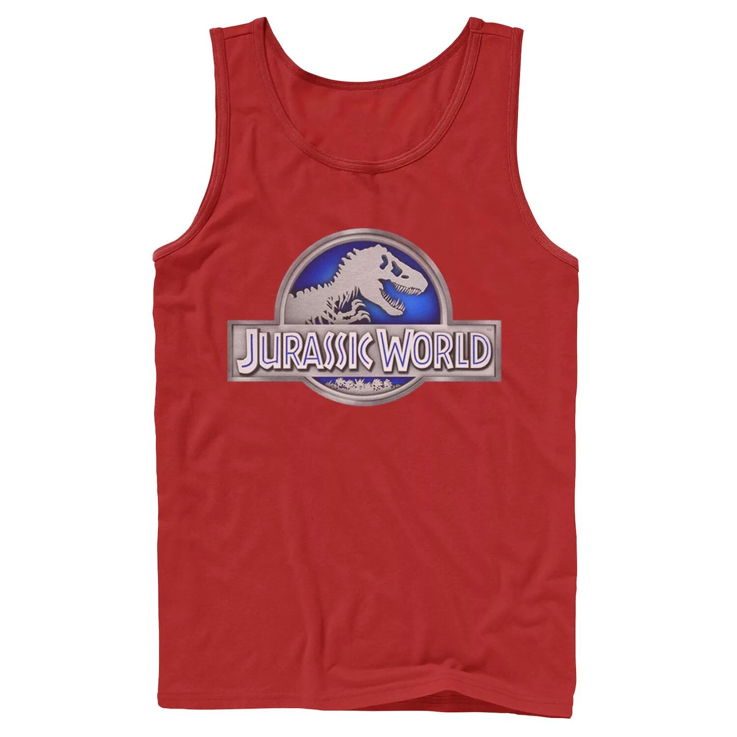 

Мужская классическая синяя майка Jurassic World с графическим логотипом Fossil Licensed Character