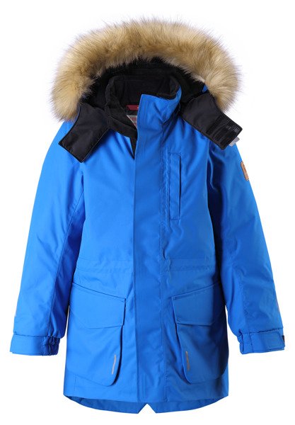 Куртка зимняя Reima Naapuri детская, синий парка reima naapuri 531351 размер 104 черный синий