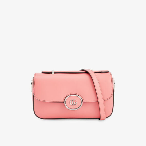 

Миниатюрная кожаная сумка через плечо Petite GG Gucci, цвет gorgeus grace