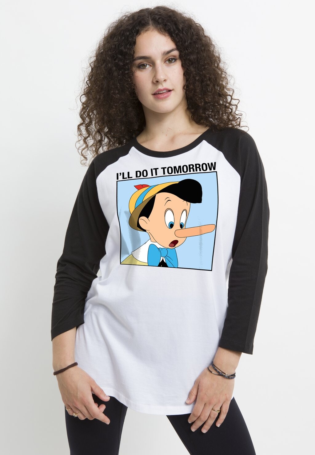 

Топ с длинными рукавами PINOCCHIO DO IT TOMORROW Disney, белый