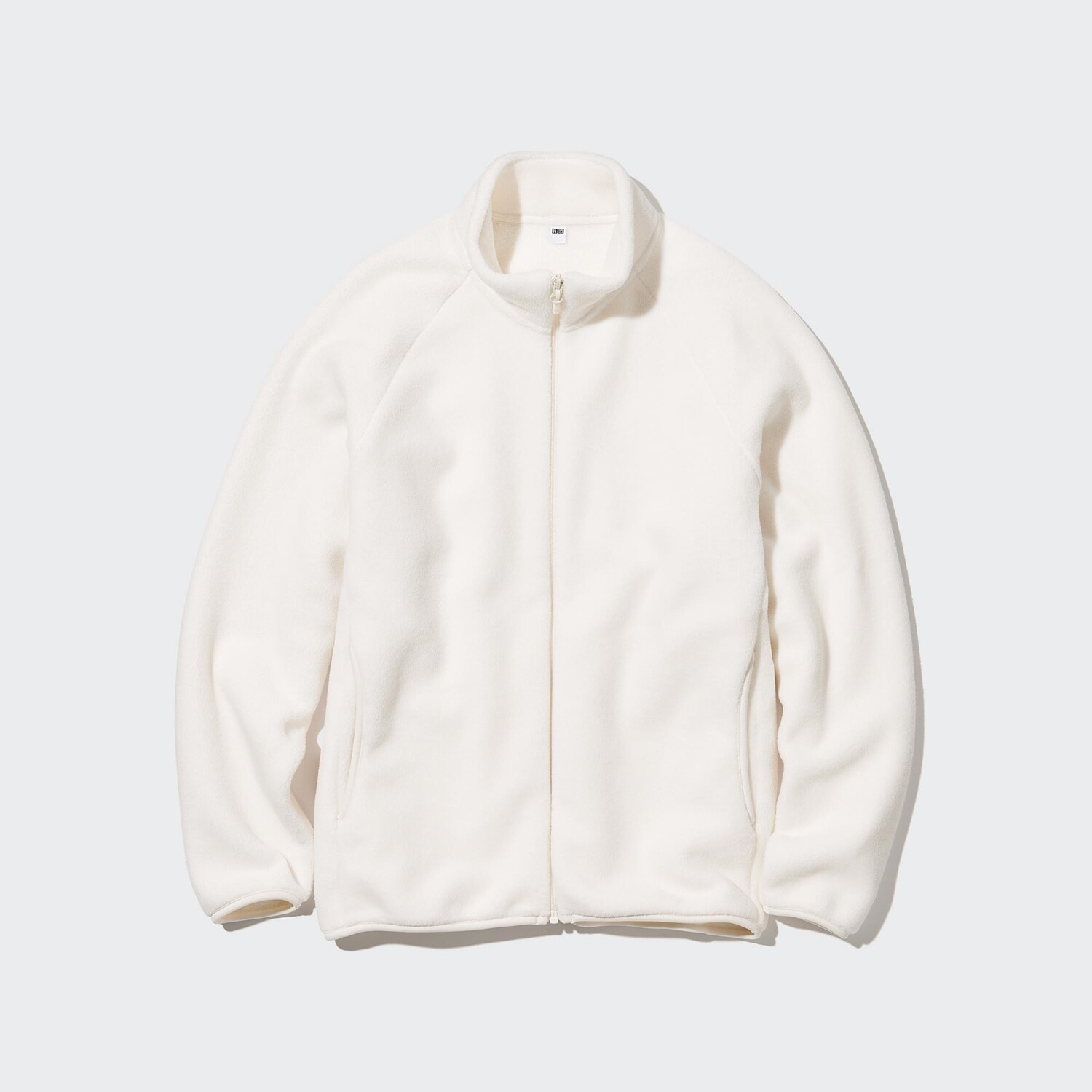 

Флисовая куртка на молнии UNIQLO, белая кость