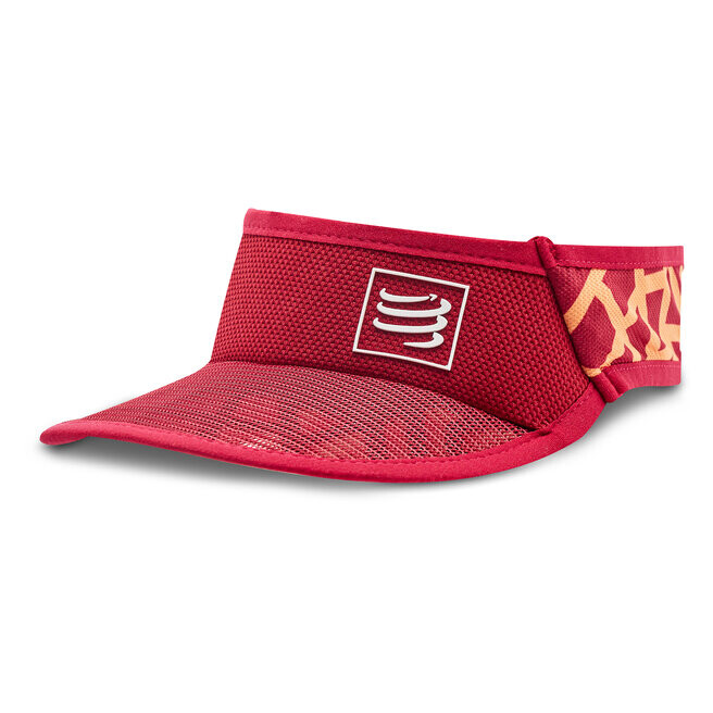 

Бейсболка Compressport SpiderwebUltralight Visor, вишневый/бордовый