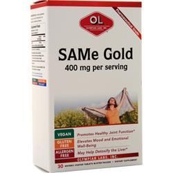 Olympian Labs SAMe Gold (400 мг) 30 таблеток swanson same высокая эффективность 400 мг 30 таблеток