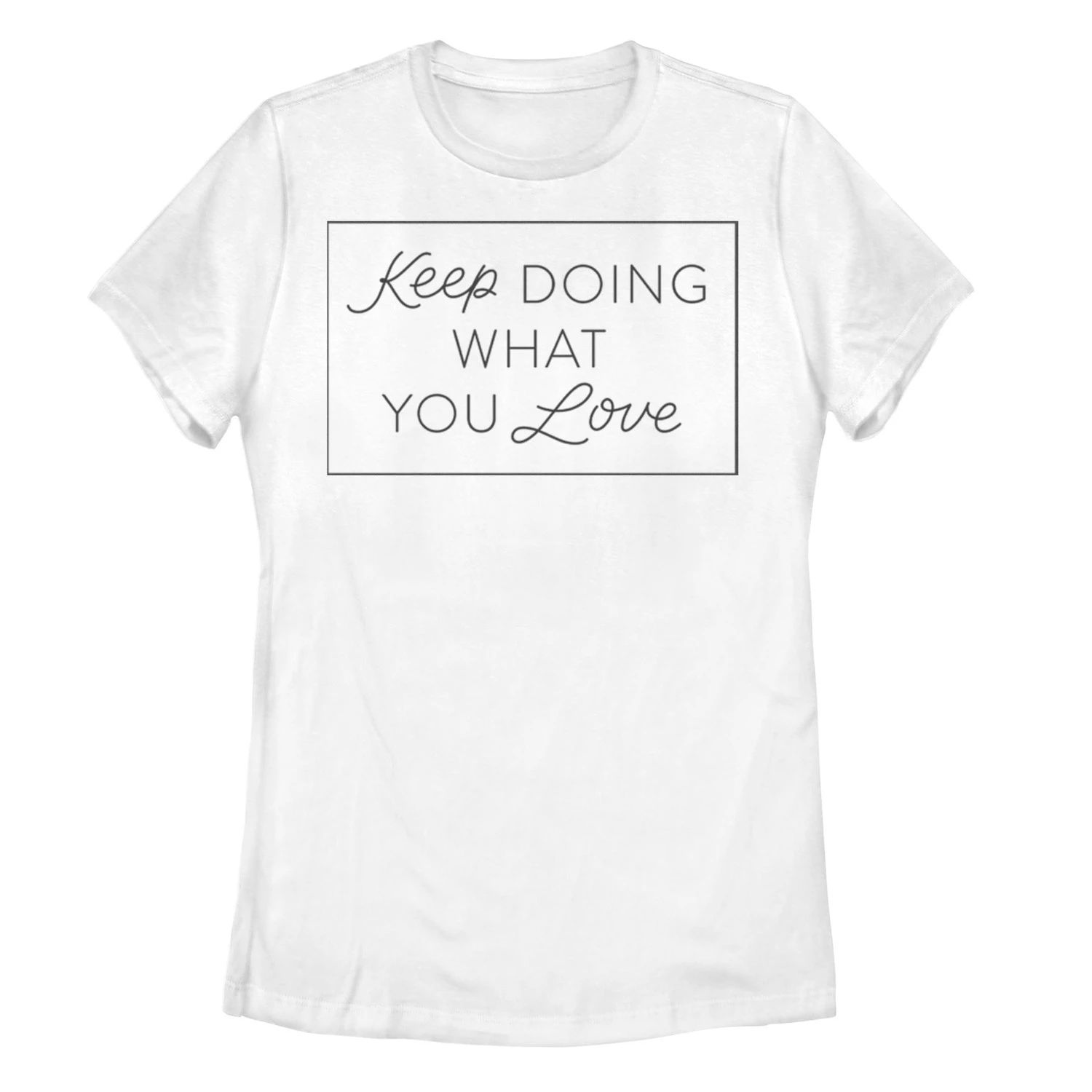 Юниорская футболка в коробочке с надписью «Продолжай делать то, что любишь» мерифилд э любитель искусство делать то что любишь