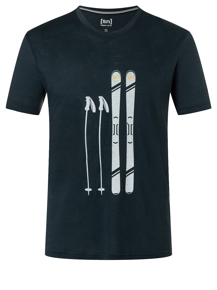 

Рубашка super.natural Merino T Shirt, синий