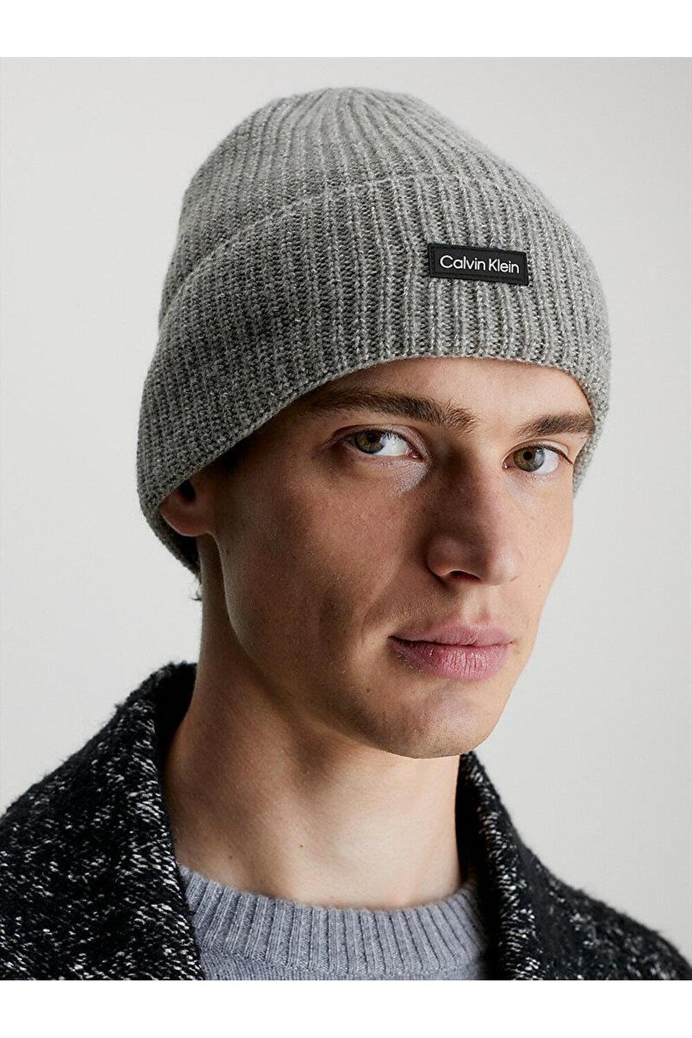 

ШЕРСТЯНАЯ ШАПКА DADDY Calvin Klein, черный