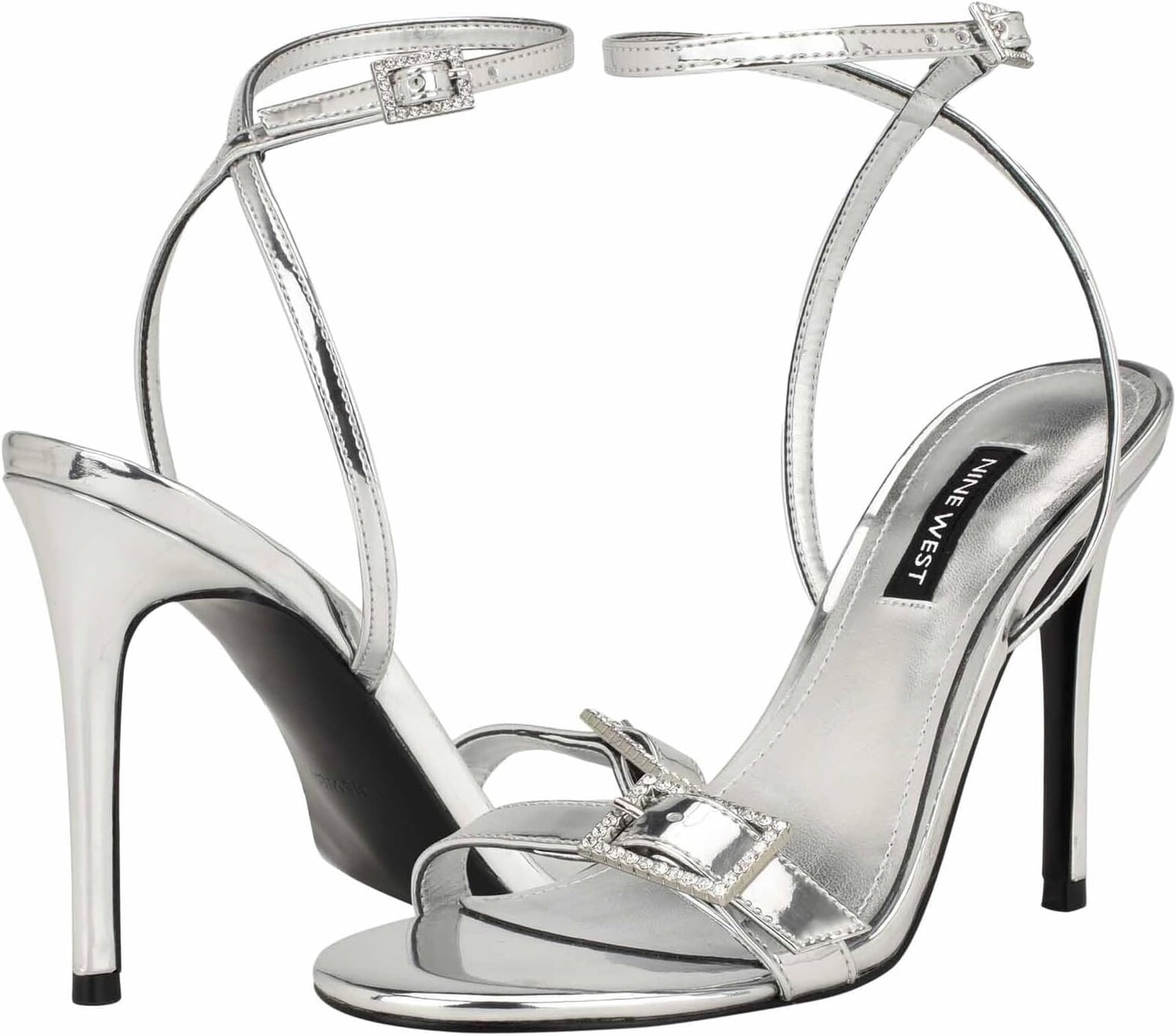 

Босоножки Moras Nine West, цвет Silver Mirror Metallic