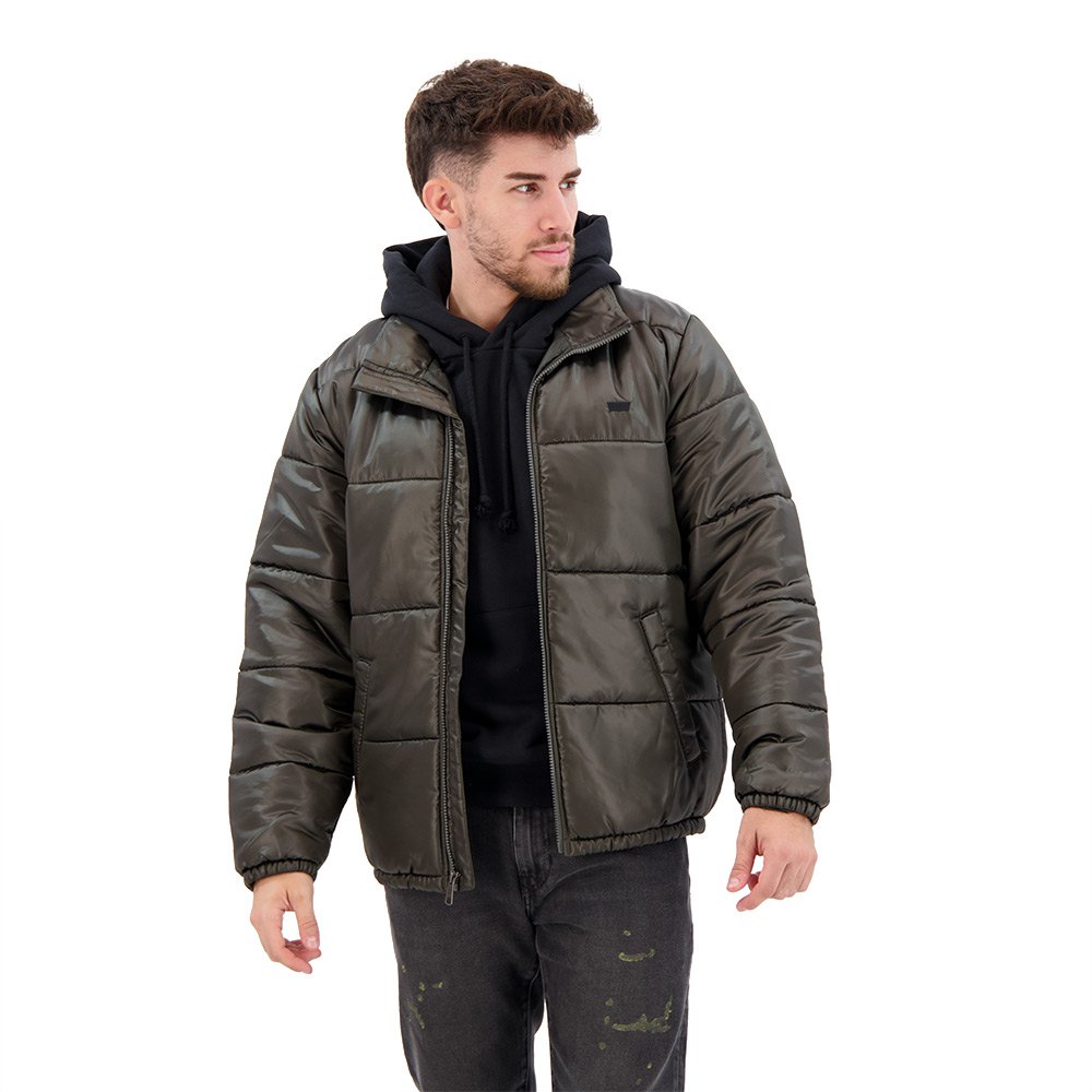 Куртка Levi´s Sunset Short Puffer, коричневый бомбер levi s размер s коричневый