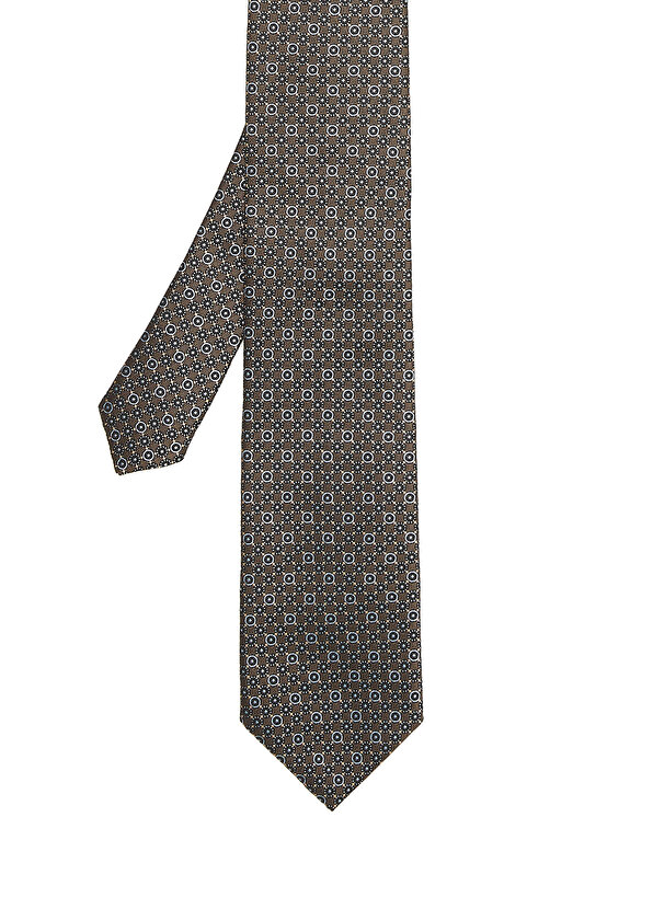 Разноцветный шелковый галстук Canali