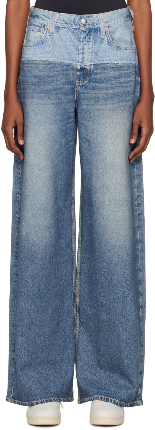 

Синие джинсы Софи Rag & Bone, цвет Antonia