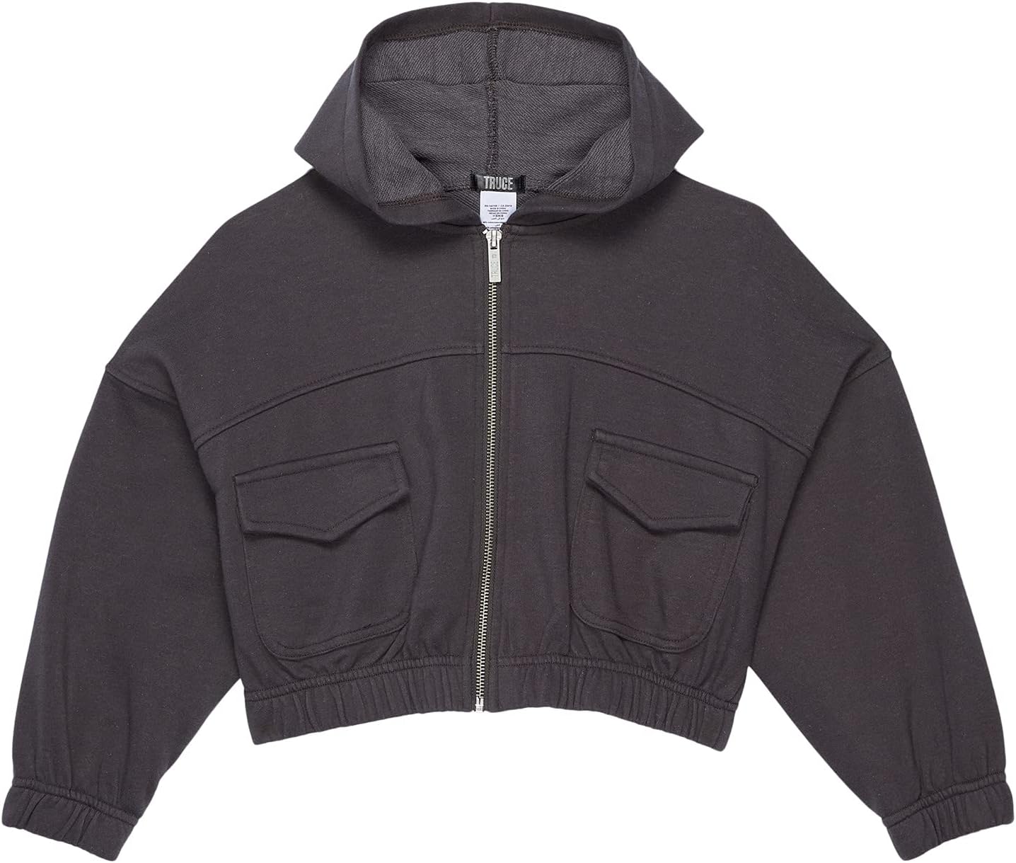 

Куртка TRUCE Zip-Up Hooded Bomber Jacket, цвет Dark Grey