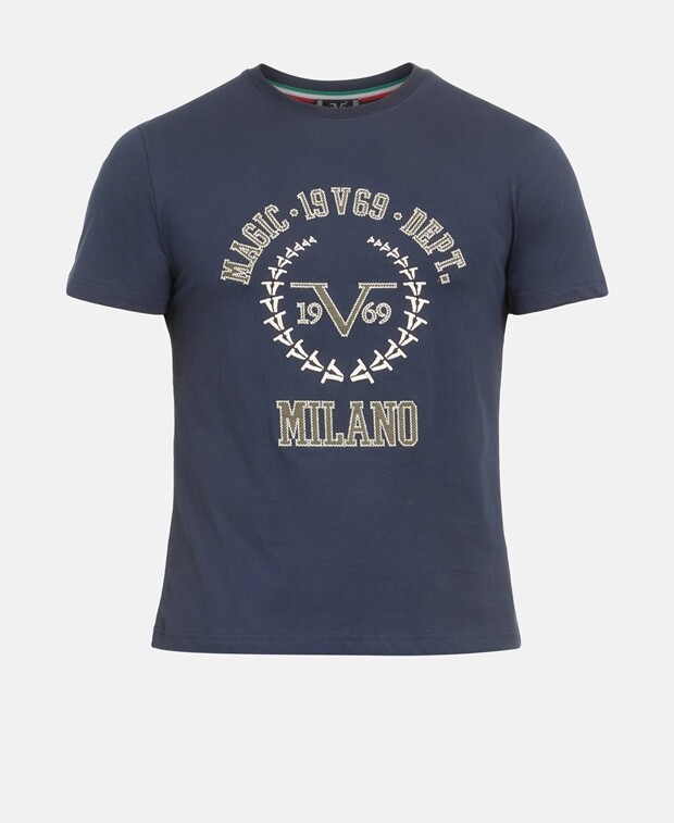 

Футболка 19V69 ITALIA, темно-синий