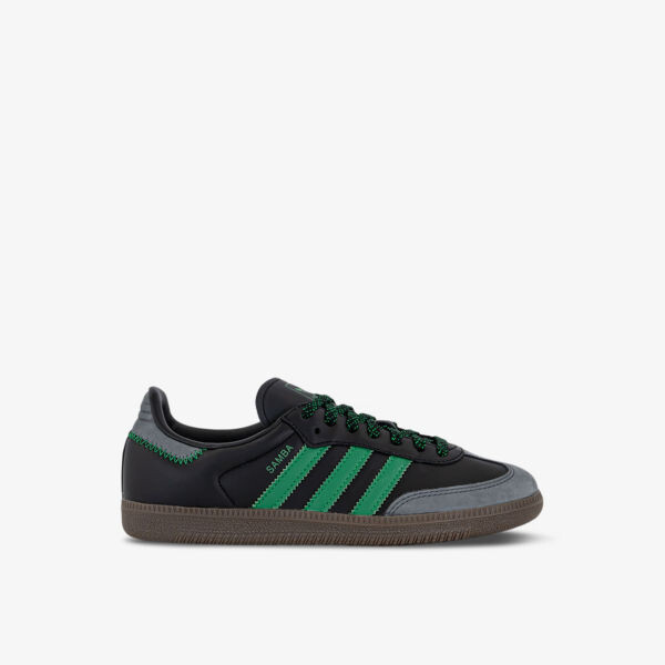 

Низкие кожаные кроссовки Samba og с логотипом Adidas, черный