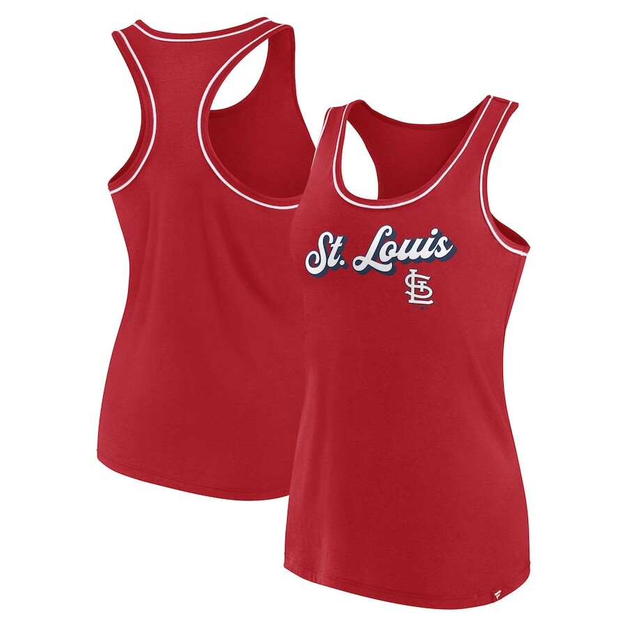 

Топ Fanatics Branded St Louis Cardinals, красный