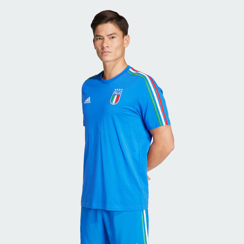 Футболка с 3 полосками Italy DNA ADIDAS, цвет blau