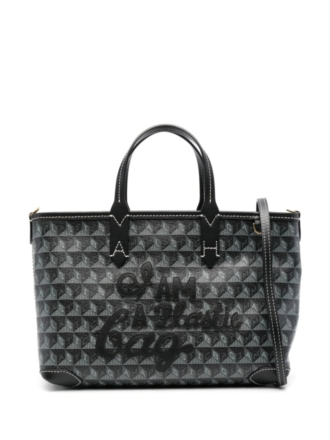 

Мини-сумка Anya Hindmarch I Am A Plastic Bag, черный