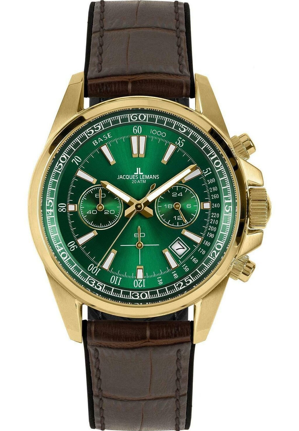 

Часы с хронографом Jacques Lemans, золотого цвета