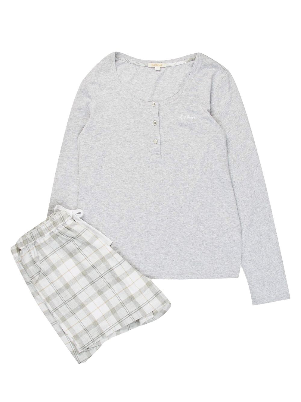 

Пижамный комплект Henley из смеси хлопка Etta Barbour