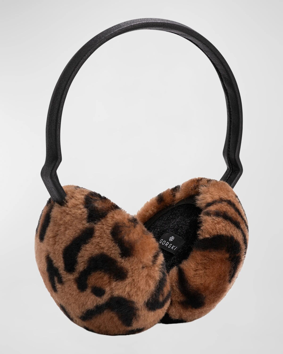 

Леопардовая овчина для наушников Gorski, цвет Black Brown Leoparddamaged