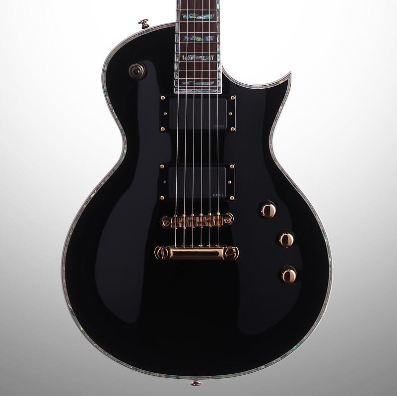 

Электрогитара ESP LTD EC-1000 Deluxe Series Electric Guitar, Black, with EMG Pickups