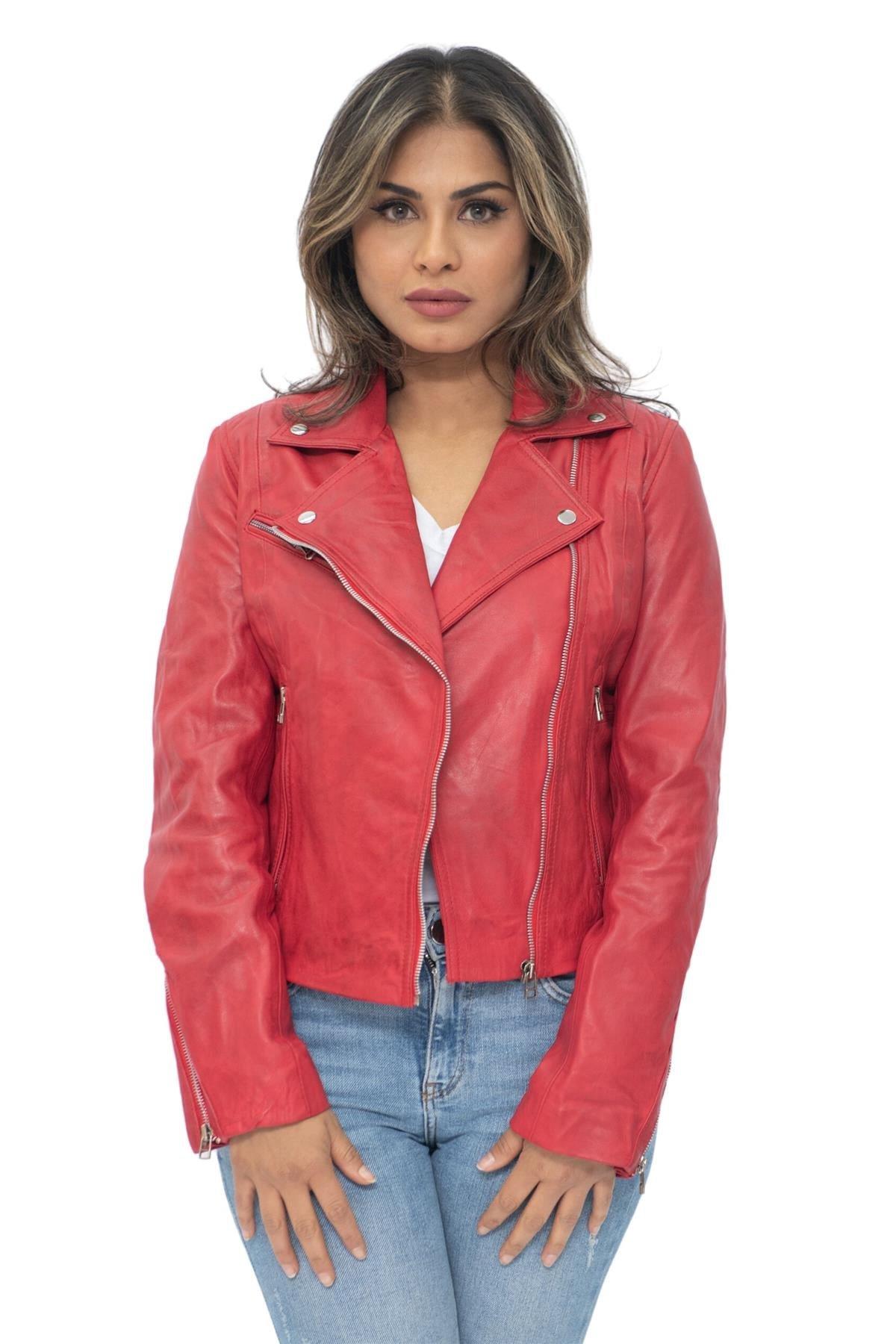 цена Кожаная косуха-Занзибар Infinity Leather, красный