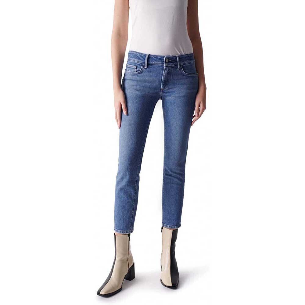 

Джинсы Salsa Wonder Cropped Skinny Fit, синий