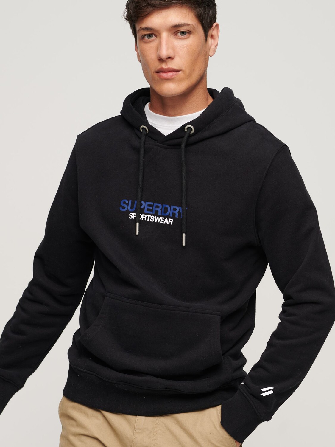 

Свободная толстовка с логотипом спортивной одежды Superdry, черный