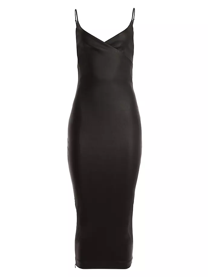 Джинсовое платье Norrie с покрытием Ser.O.Ya, цвет coated black inkjet matt coated 450l91404