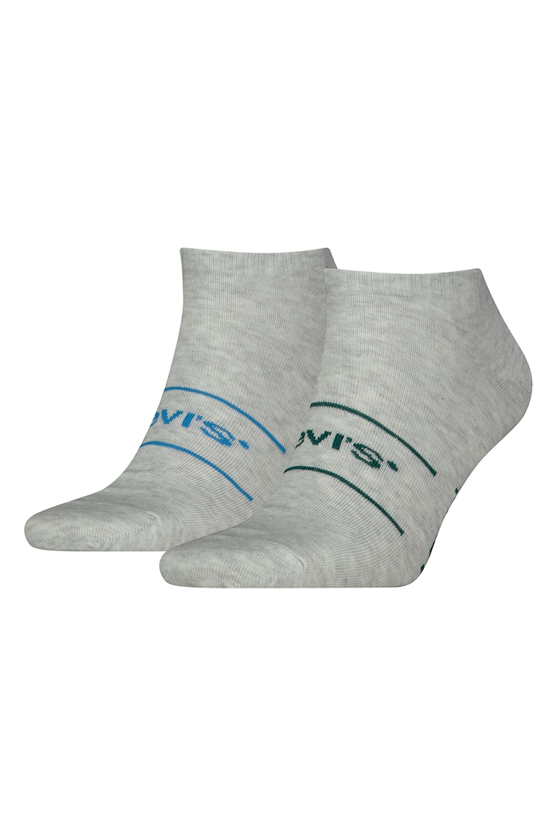 Хлопковые носки до щиколотки — 2 пары Levi'S, серый 2 пары партия женские хлопковые носки до щиколотки