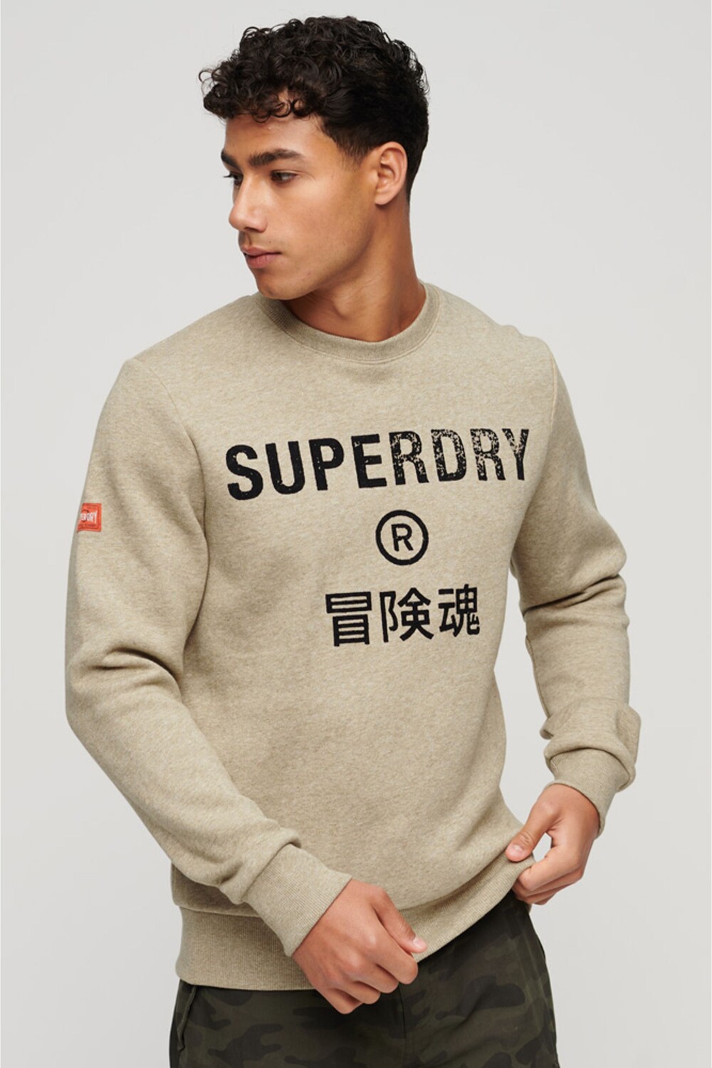 

Толстовка с логотипом Workwear Vintage Crew Superdry