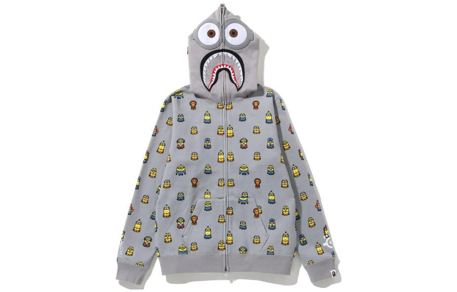 

Женская толстовка Minions X Bape X Minions A Bathing Ape