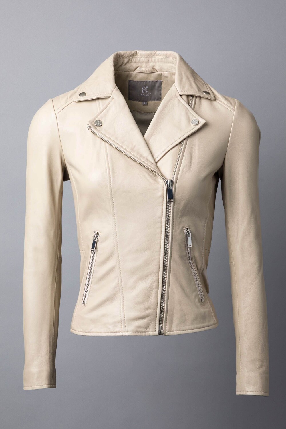 

Кожаная мотоциклетная куртка Thirlmere Lakeland Leather, бежевый