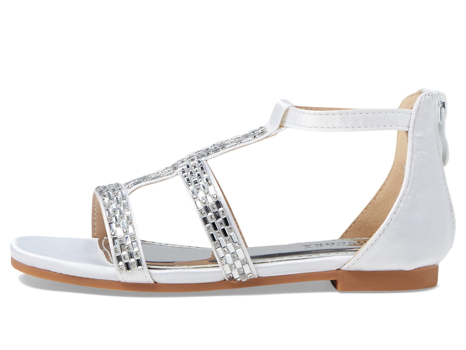 

Сандалии Badgley Mischka Kids Lisa Braided Sandal (Little Kid/Big Kid), белый