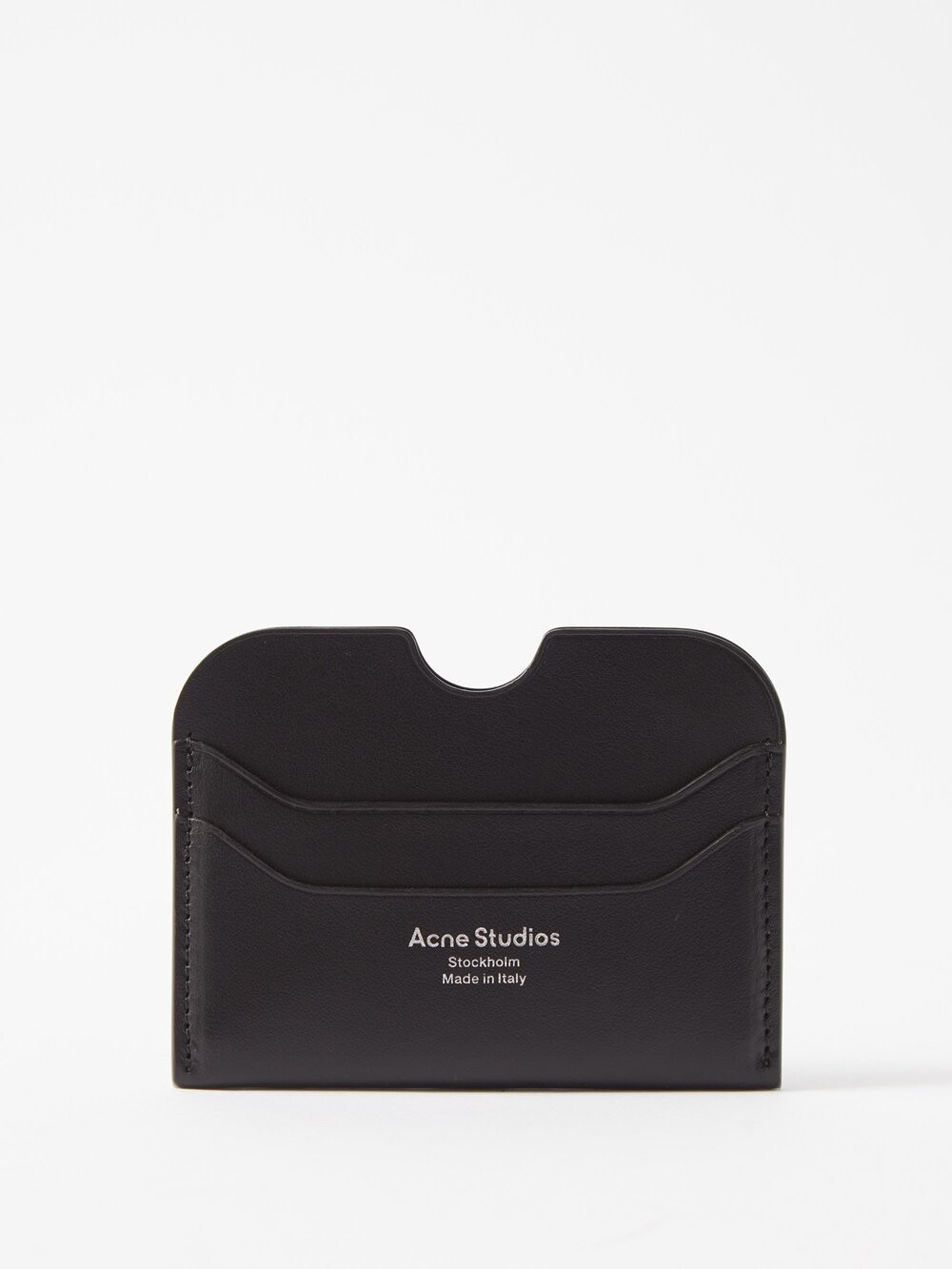 

Большой кожаный картхолдер elmas Acne Studios, черный