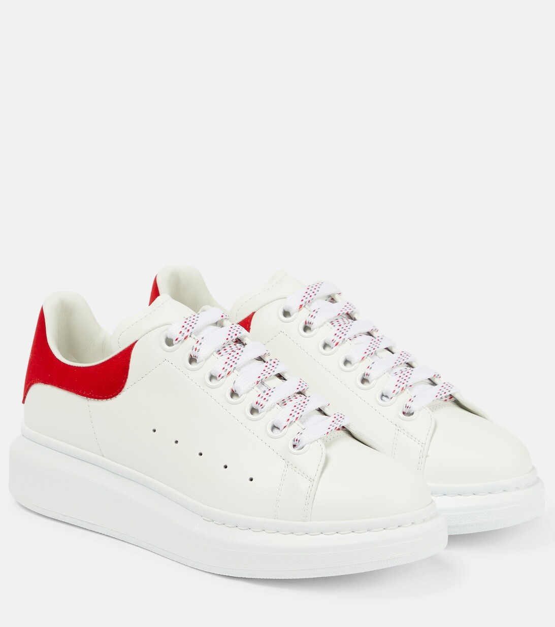 

Кожаные кроссовки Alexander McQueen, белый
