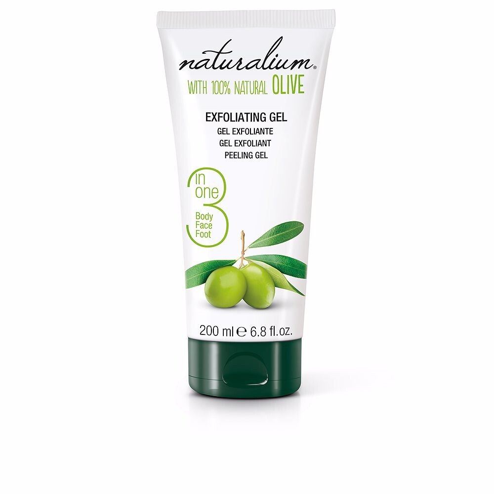 

Скраб для лица 100% natural olive exfoliating gel Naturalium, 200 мл