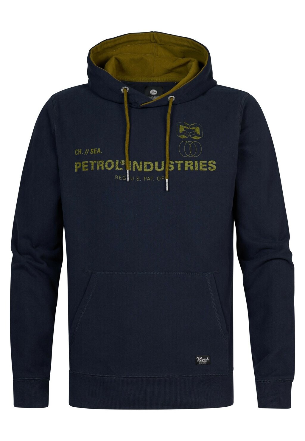 

Толстовка Mit Kapuze Kordelzug Und Logo Petrol Industries, синий