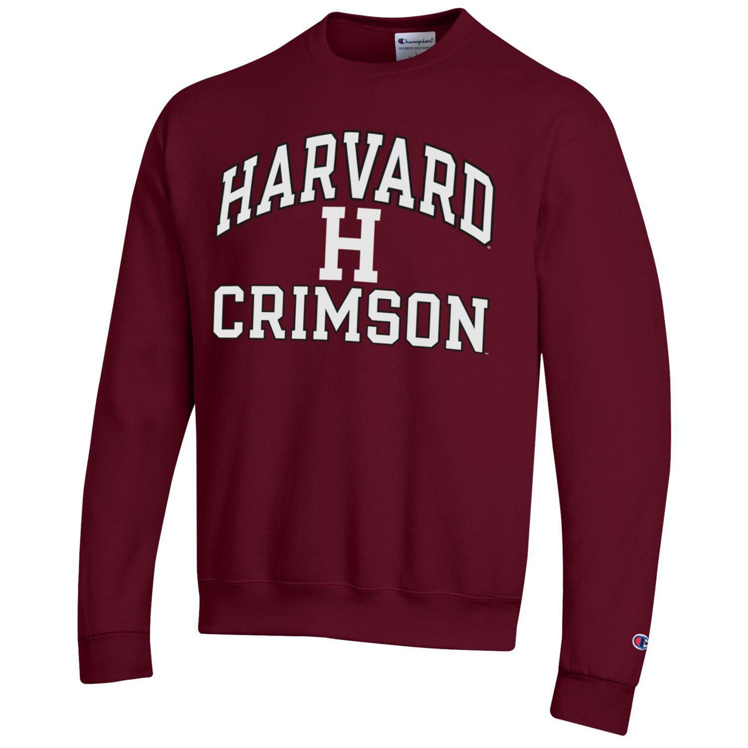 Мужской пуловер с капюшоном Crimson Harvard Crimson High Motor Champion