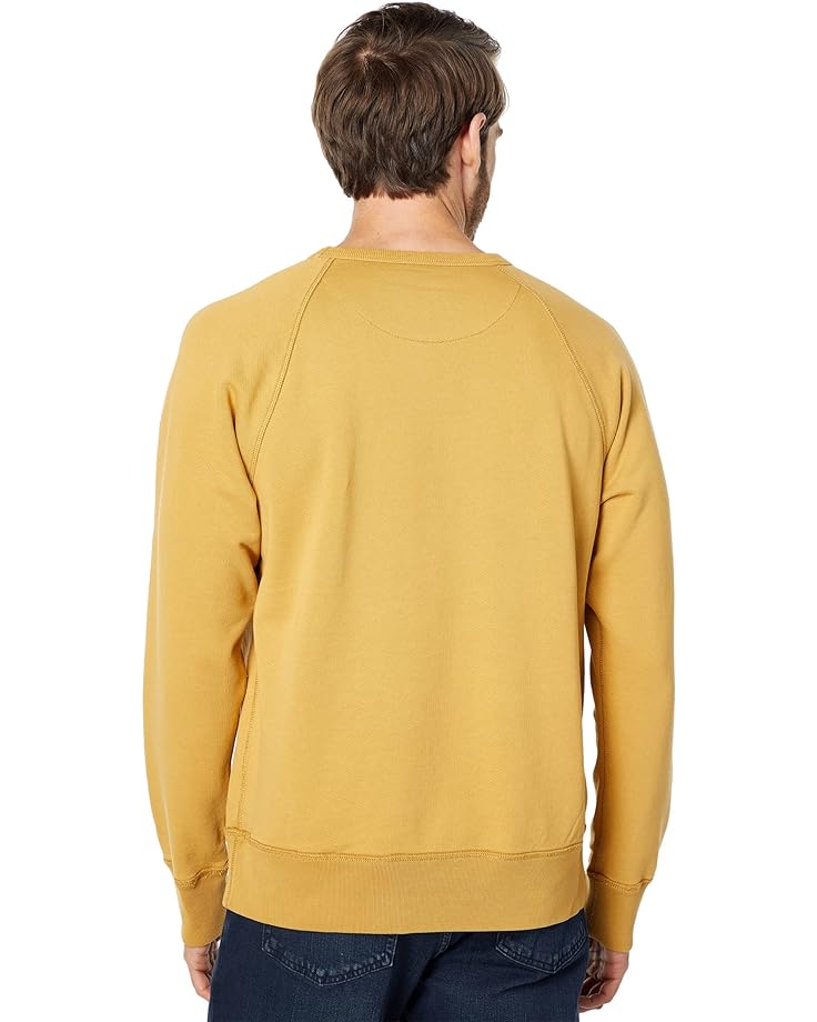 Толстовка Madewell Garment-Dyed Crew Neck Sweatshirt, цвет Earthen Gold