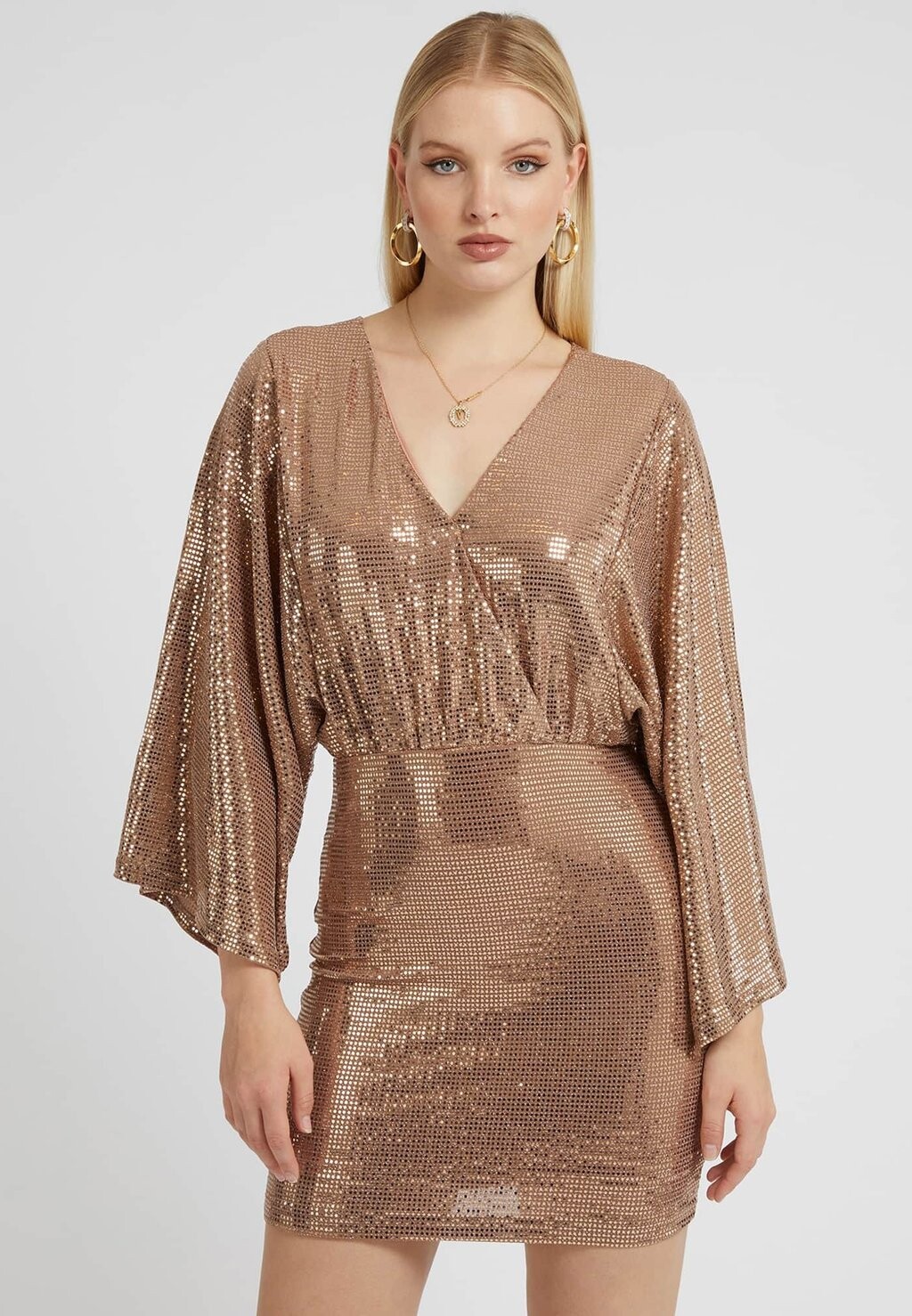 

Коктейльное платье Guess, светло-розовый
