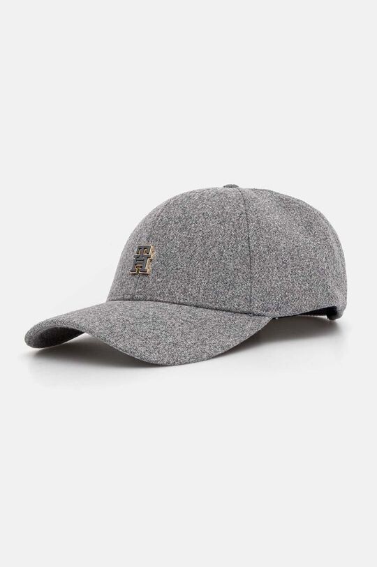 

Бейсболка из смесовой шерсти Tommy Hilfiger, серый