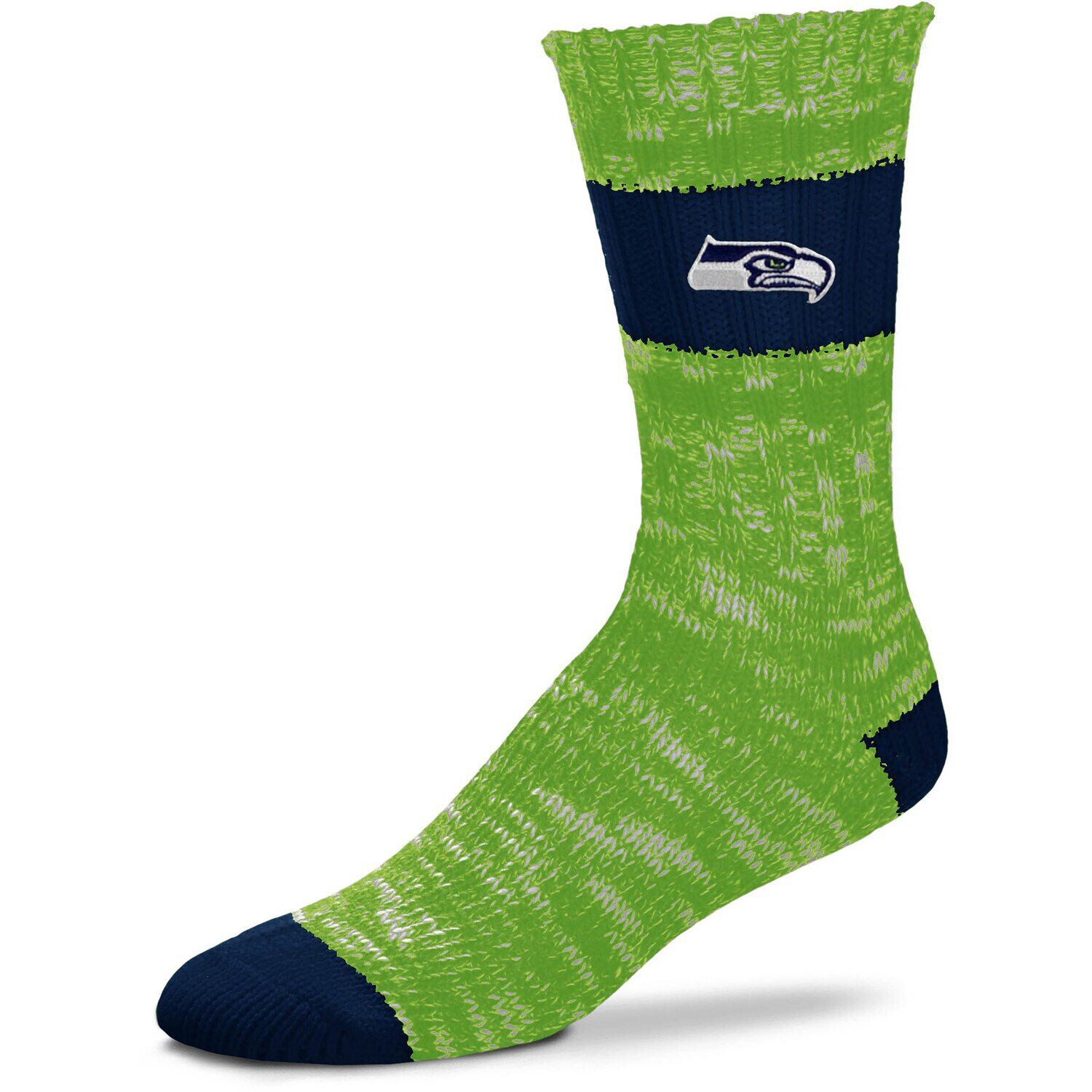 

Женские носки для босых ног Seattle Seahawks Alpine Stripes Crew Socks