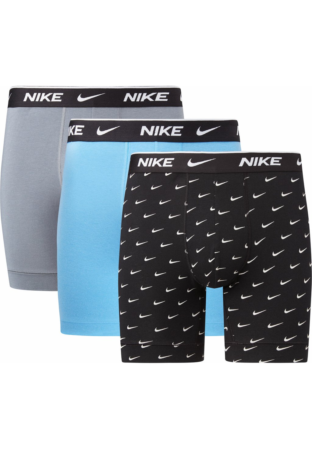 Трусики BRIEF 3 PACK Nike Underwear, цвет print/grey/uni blue